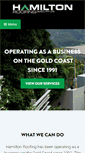 Mobile Screenshot of hamiltonroofing.com.au